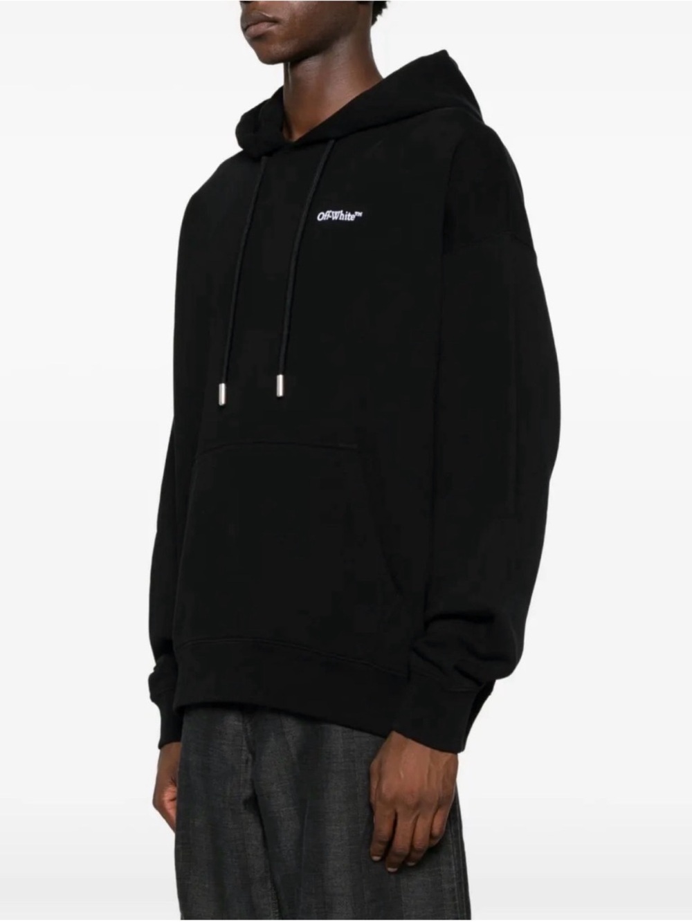 Off-White Black Pullover Hoodie - BNTWT